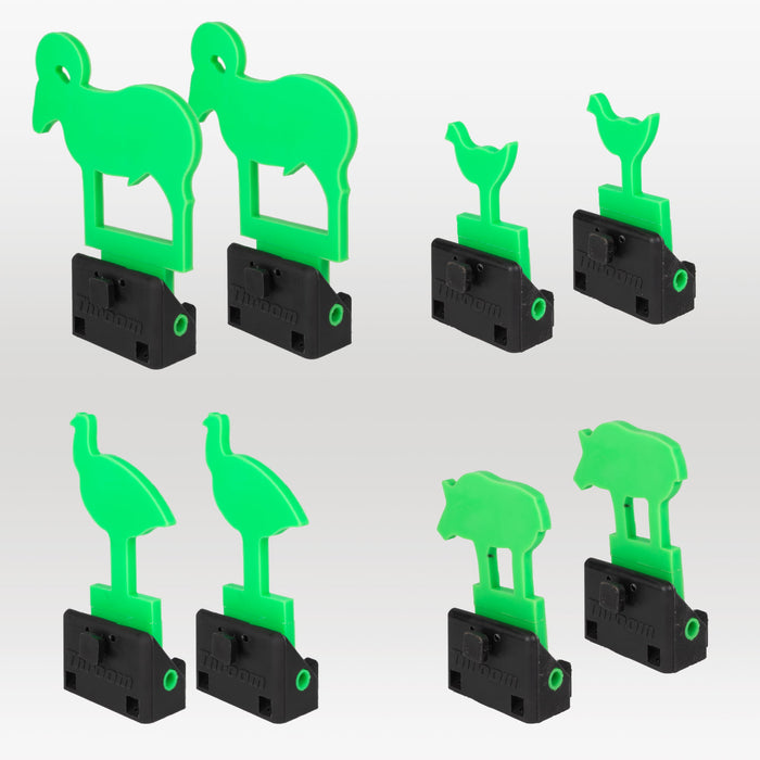 Silhouettes KNOCKDOWN™ Series Kit (Set of 8, 8 Bases)
